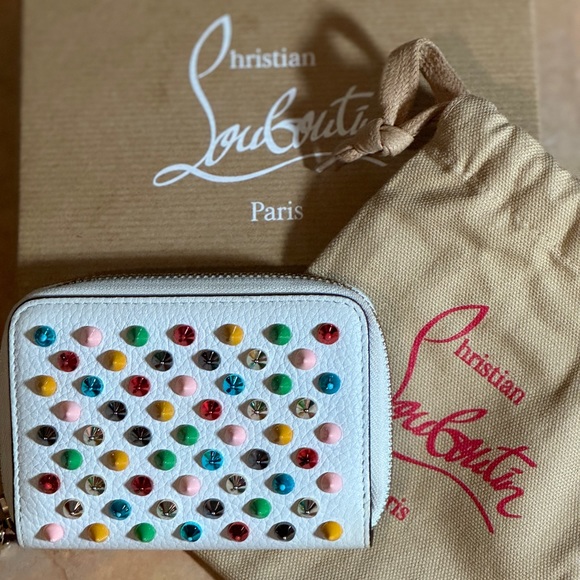 CHRISTIAN LOUBOUTIN STUDDED POUCH - Picture 2 of 5